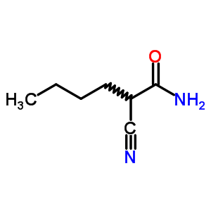 2-氰基己酰胺結(jié)構(gòu)式_89851-67-2結(jié)構(gòu)式