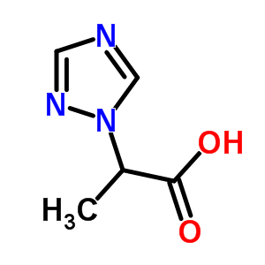 2-(1H-1,2,4-噻唑-1-基)丙酸結(jié)構(gòu)式_901586-50-3結(jié)構(gòu)式