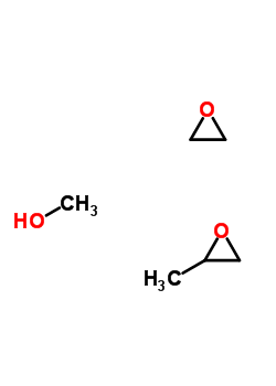 環(huán)氧丙烷、環(huán)氧乙烷的聚合物單甲醚結構式_9063-06-3結構式