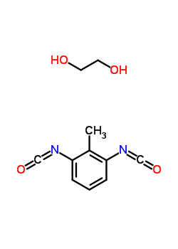 1,2-乙二醇與1,3-二異氰酸甲苯的聚合物結(jié)構(gòu)式_9072-91-7結(jié)構(gòu)式