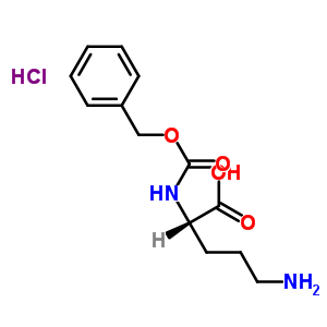 L(+)-n-cbz-鳥氨酸鹽酸鹽結(jié)構(gòu)式_92455-59-9結(jié)構(gòu)式