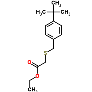 2-[(4-叔丁基苯基)甲基磺?；鵠乙酸乙酯結(jié)構(gòu)式_92595-31-8結(jié)構(gòu)式