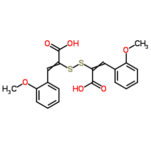 (7ci)-a,a-二硫代雙[o-甲氧基-肉桂酸結構式_94550-19-3結構式