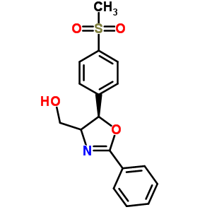 (4R,5R)-4,5-二氫-5-[4-(甲基磺酰基)苯基]-2-苯基-4-噁唑甲醇結(jié)構(gòu)式_96795-00-5結(jié)構(gòu)式