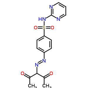 4-[2-(1-乙?；?2-氧代丙基)二氮雜烯]-n-2-嘧啶-苯磺酰胺結構式_977-20-8結構式